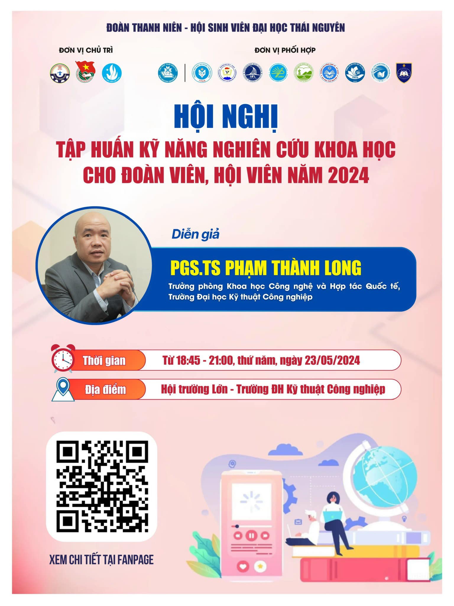 HỘI NGHỊ TẬP HUẤN KỸ NĂNG NGHIÊN CỨU KHOA HỌC CHO ĐOÀN VIÊN, HỘI VIÊN NĂM 2024